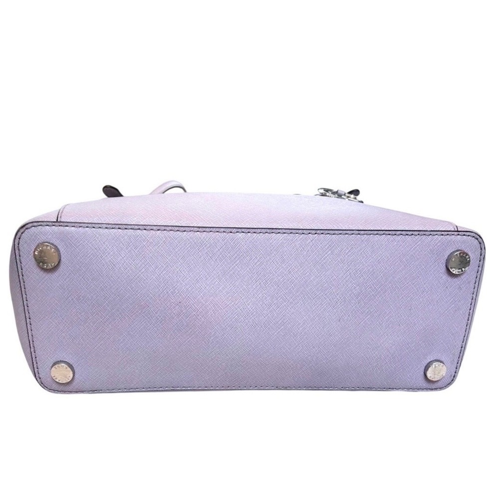 Michael Kors Voyager EastWest Lavender Saffiano Leather Tote Bag Silver Hardware - Picture 6 of 10